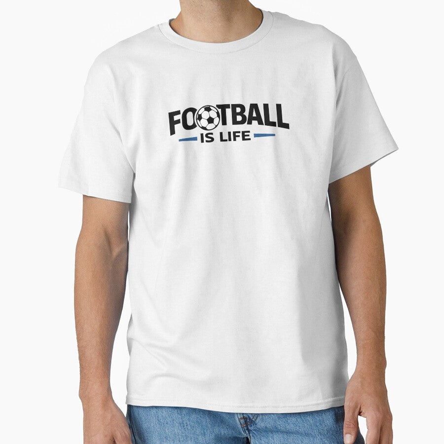 Football is life by FashionHeritage - Adult & Kids T-Shirts, Sweatshirts & Hoodies apparel design preview 1