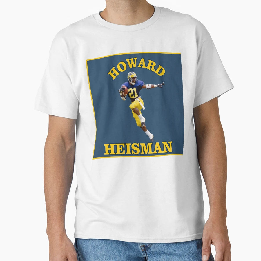 Michigan Desmond Howard T-Shirt - Graphic Print Men Women - T-Shirt, Sweatshirt, Hoodie