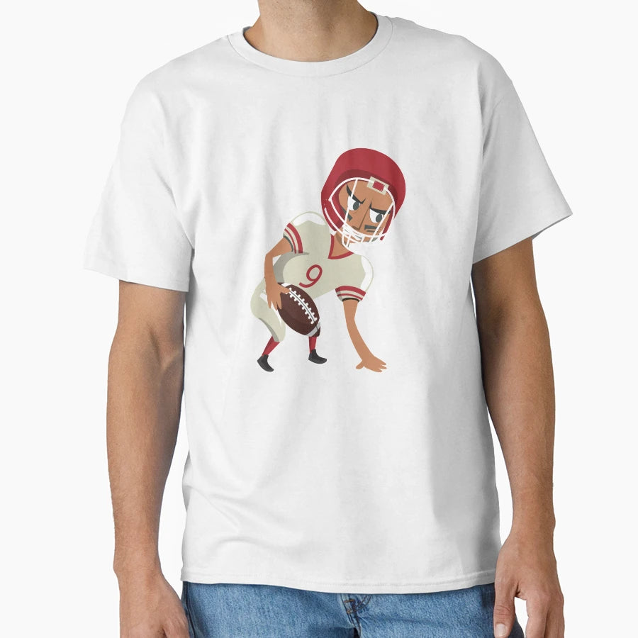 Star American Football Player T-Shirt - Aesthetic Graphic Unisex - T-Shirt, Sweatshirt, Hoodie