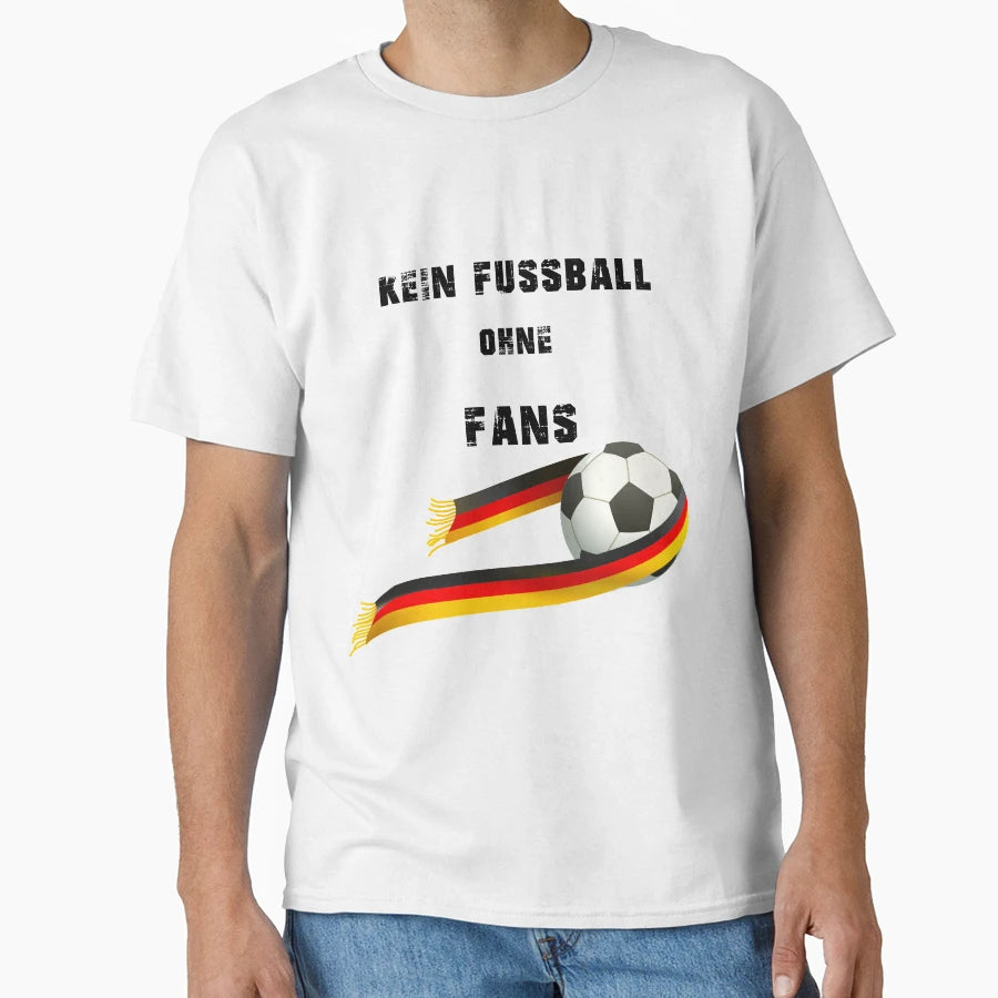 No Football Without Fans Soccer Fans T-Shirt - Aesthetic Graphic Men Women - T-Shirt, Sweatshirt, Hoodie
