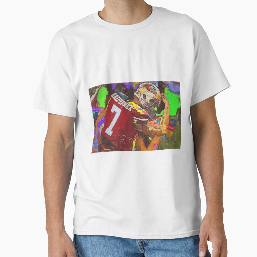 Colin Kaepernick Sketch T-Shirt - Graphic Print Men Women - T-Shirt, Sweatshirt, Hoodie