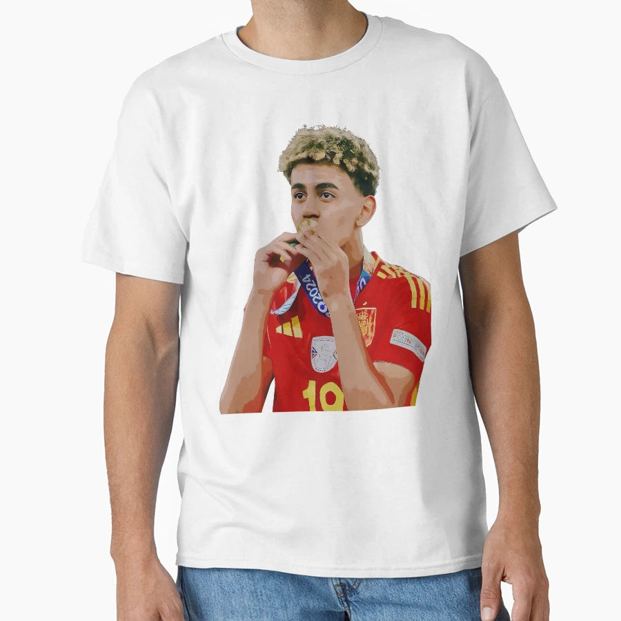 Lamine Yamal Spain Team T-Shirt - Fun Novelty Design for Adults - T-Shirt, Sweatshirt, Hoodie