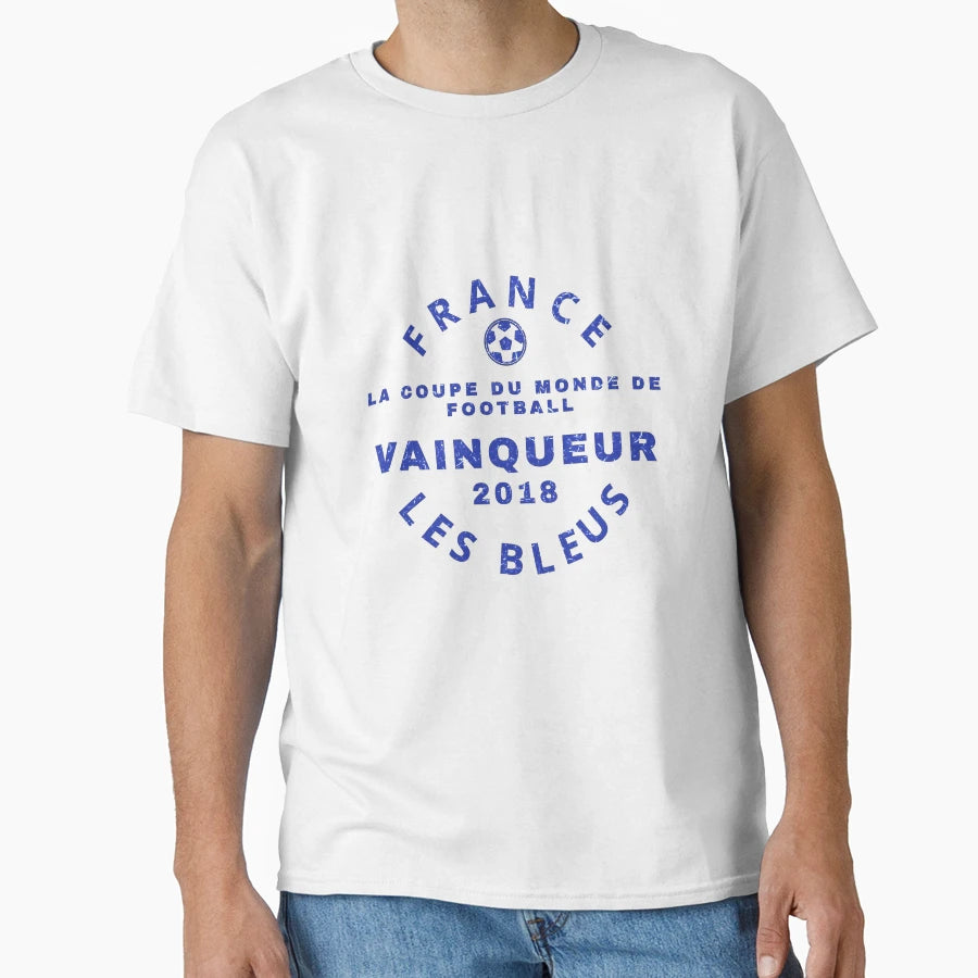 France World Cup Champions 2018 T-Shirt - Minimalist Print Men Women - T-Shirt, Sweatshirt, Hoodie