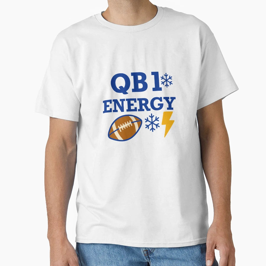 Qb1 Energy Buffalo Football T-Shirt - Casual Everyday Wear for Adults - T-Shirt, Sweatshirt, Hoodie