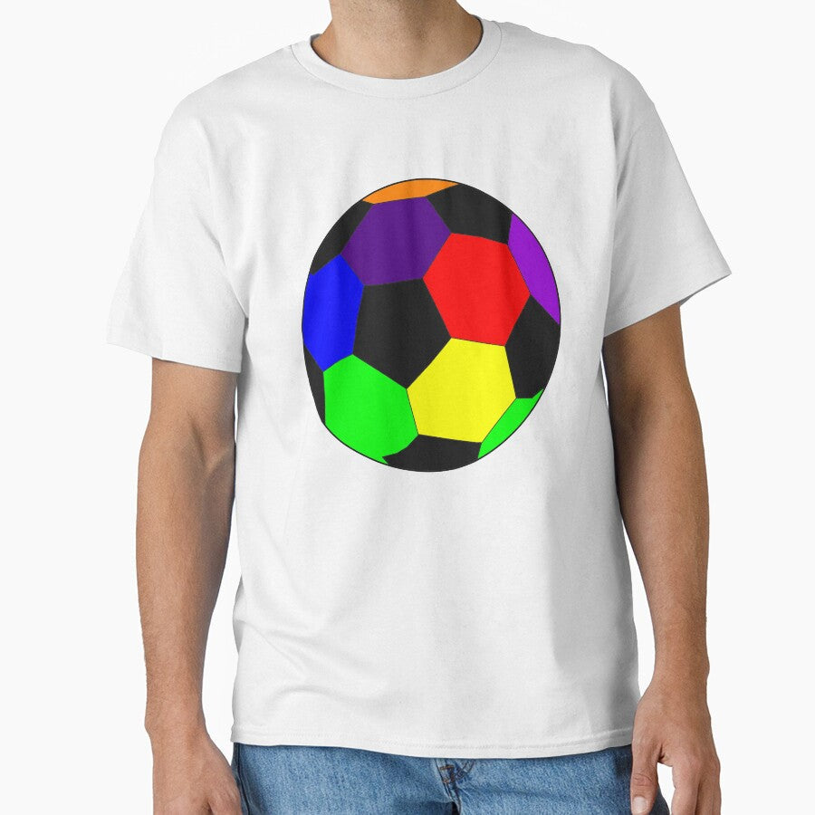 Colorful Soccer Balls Drawing by RioCariocaClub - Adult & Kids T-Shirts, Sweatshirts & Hoodies apparel design preview 1