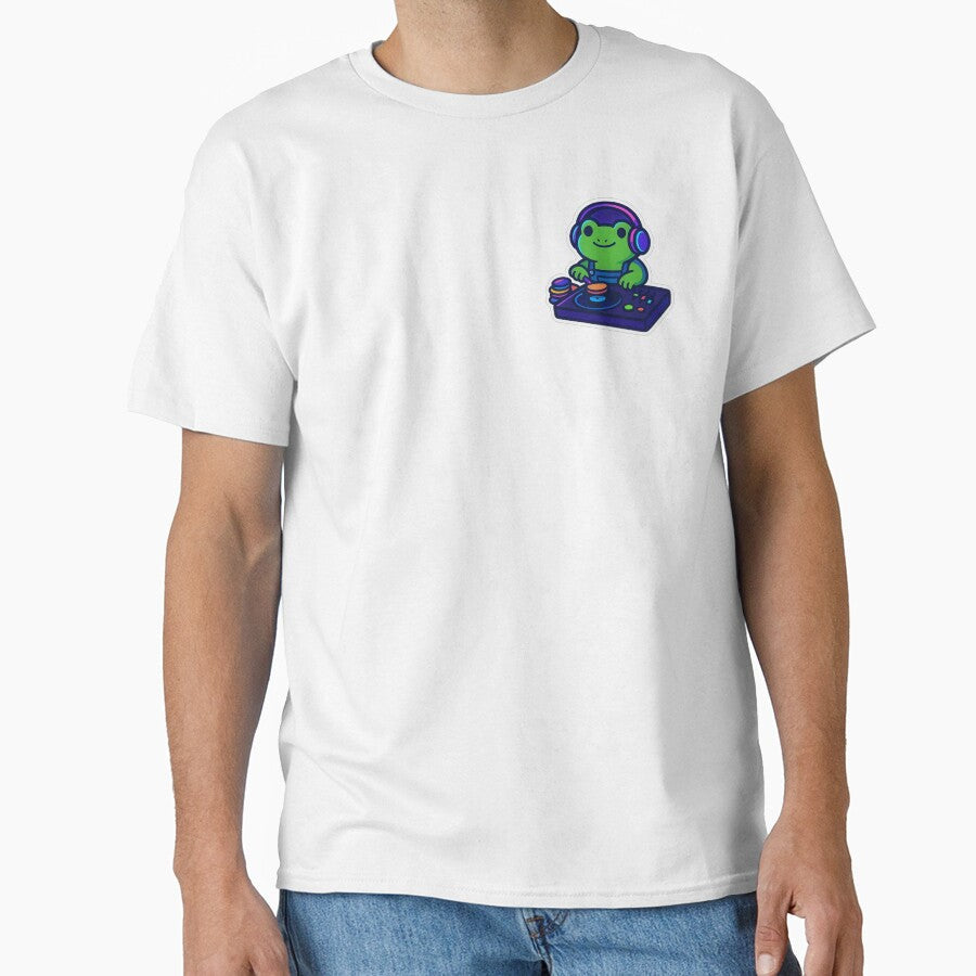 Frog DJ 2 by hi-chew - Adult & Kids T-Shirts, Sweatshirts & Hoodies apparel design preview 1