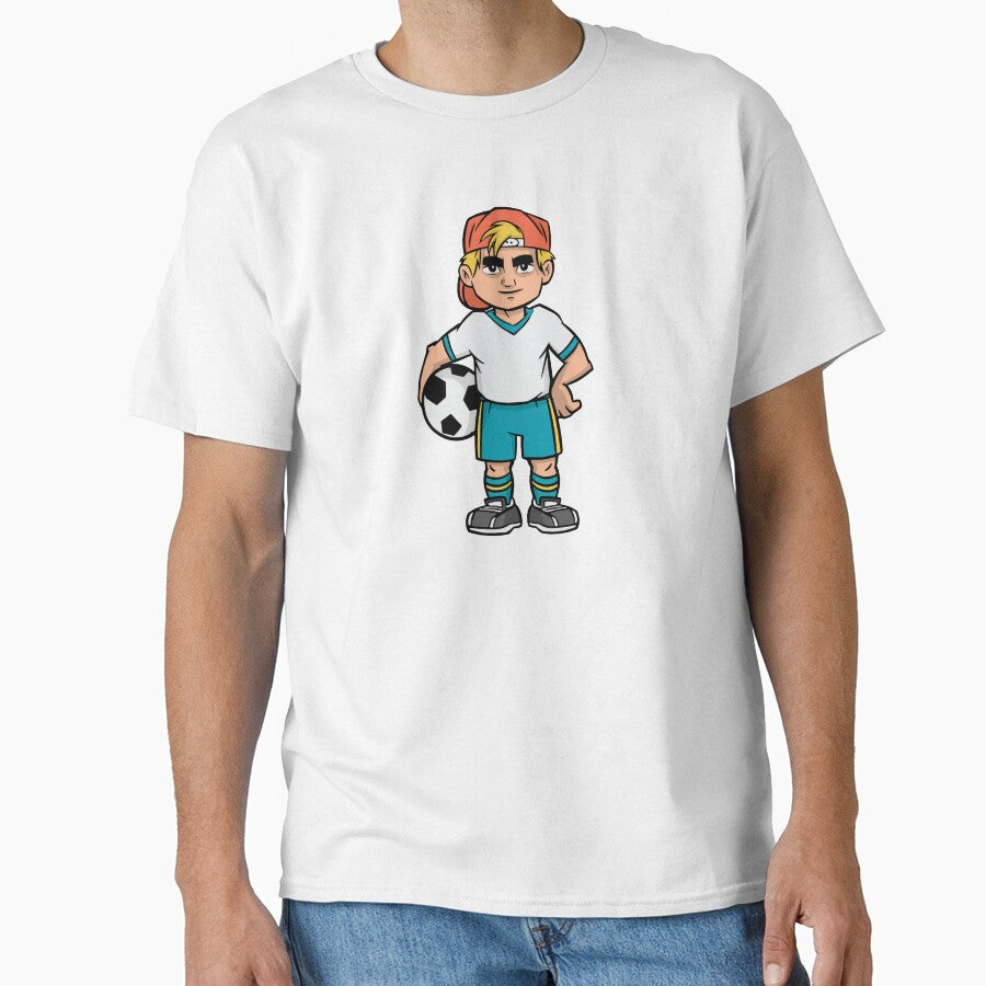 Soccer kid player by DerSenat - Adult & Kids T-Shirts, Sweatshirts & Hoodies apparel design preview 1