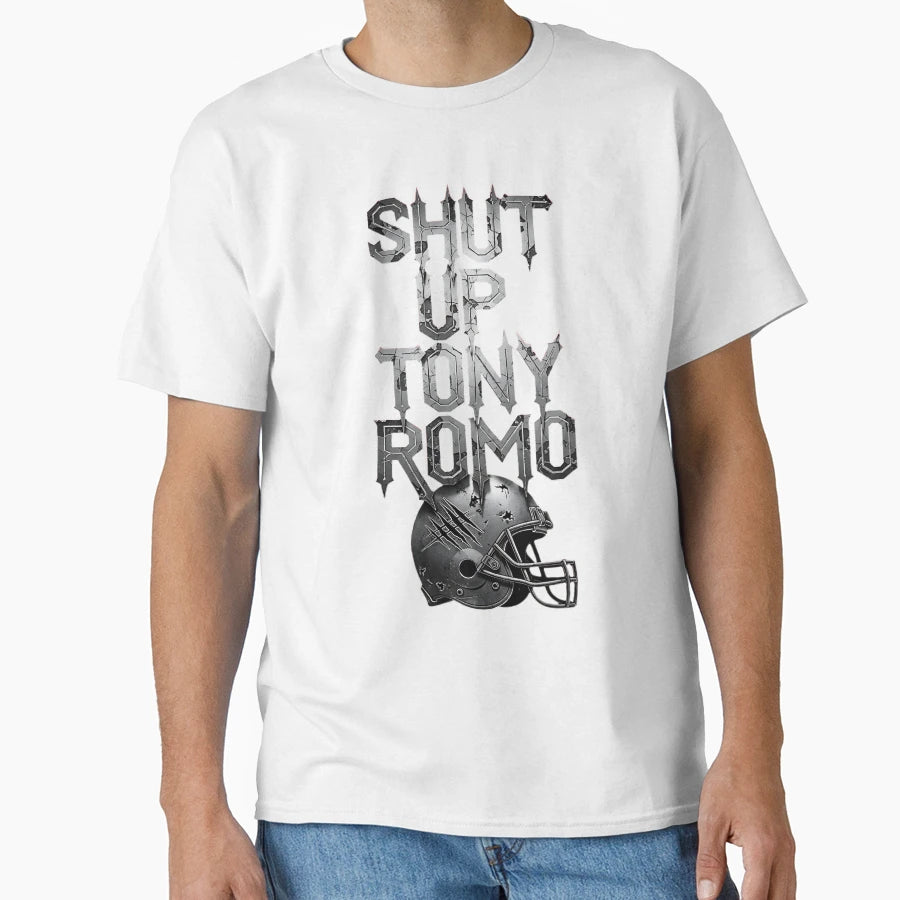 Shut Up Tony Romo Kc T-Shirt - Minimalist Print Unisex - T-Shirt, Sweatshirt, Hoodie