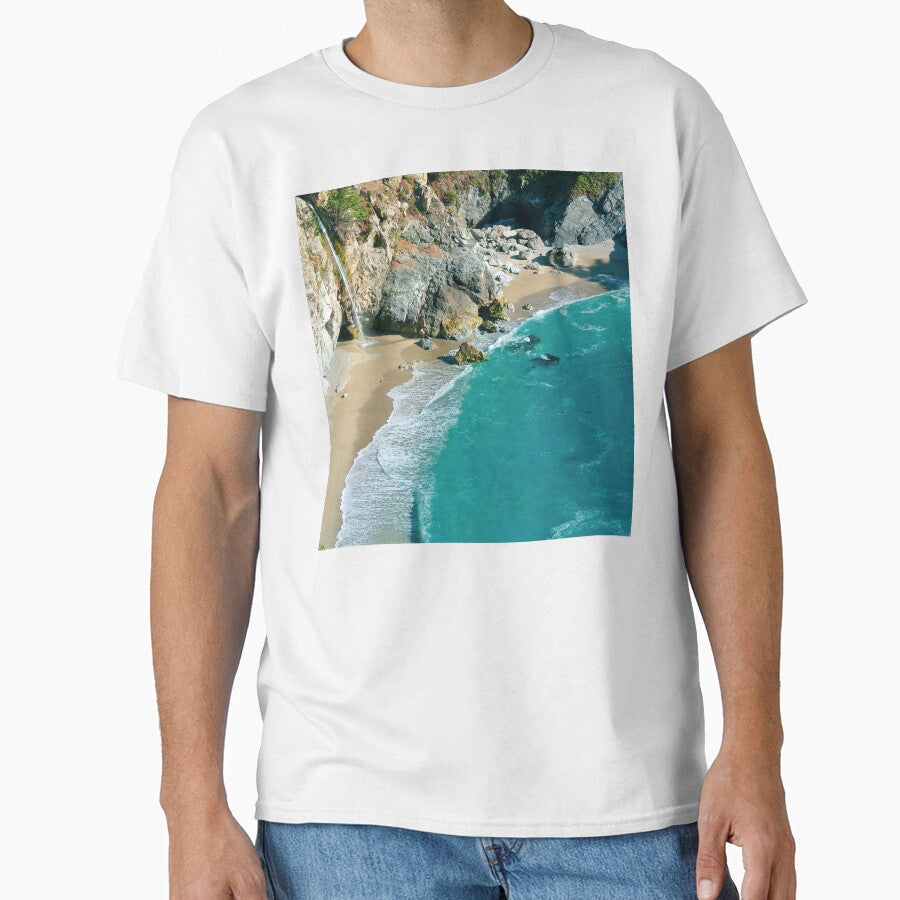 Beautiful Summer Beach, Ocean Shore by - Adult & Kids T-Shirts, Sweatshirts & Hoodies apparel design preview 1