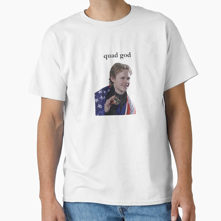 Ilia Malinin Olympics 2026 Figure T-Shirt - Fun Novelty Design Unisex - T-Shirt, Sweatshirt, Hoodie