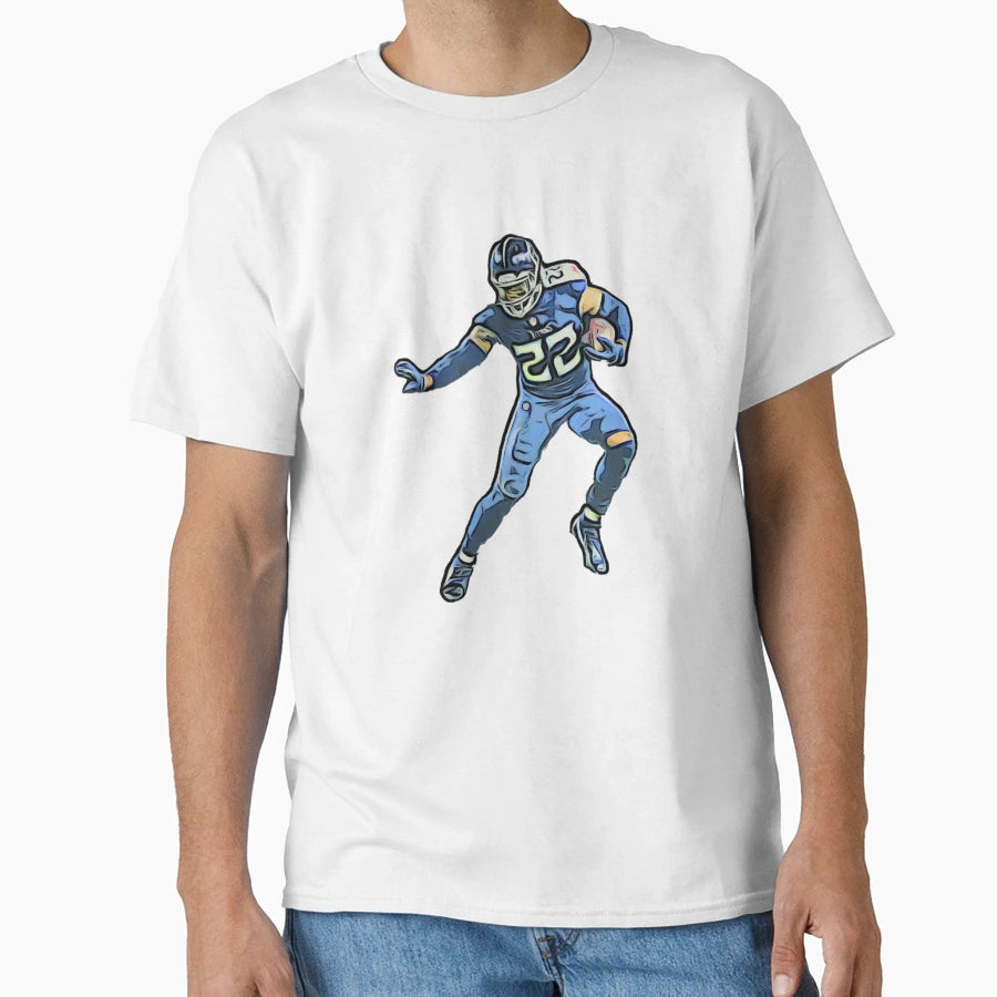 DH Titans Running Back Bold Cartoon T-Shirt - Unique Graphic Men Women - T-Shirt, Sweatshirt, Hoodie
