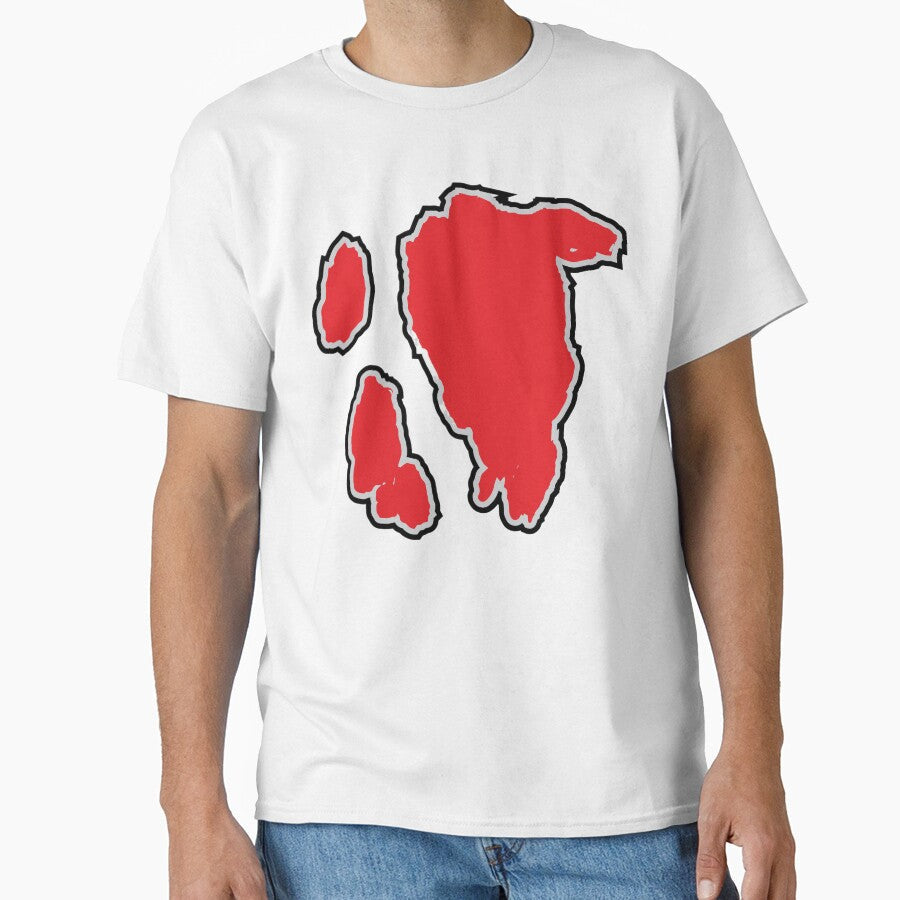 Big Red Cow Pattern White Cowhide by Cow-Print-Stuff - Adult & Kids T-Shirts, Sweatshirts & Hoodies apparel design preview 1