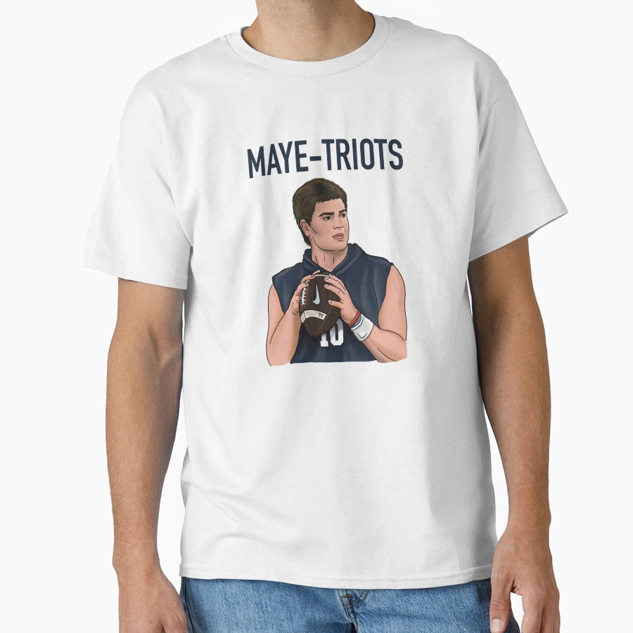 Drake Maye Patriots Football T-Shirt - Trendy Graphic Men Women - T-Shirt, Sweatshirt, Hoodie