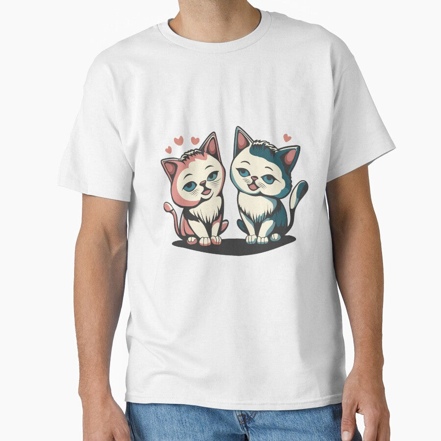 Two Funny Cats with Ronaldo Vibes Cute Football - Adult & Kids T-Shirts, Sweatshirts & Hoodies apparel design preview 1