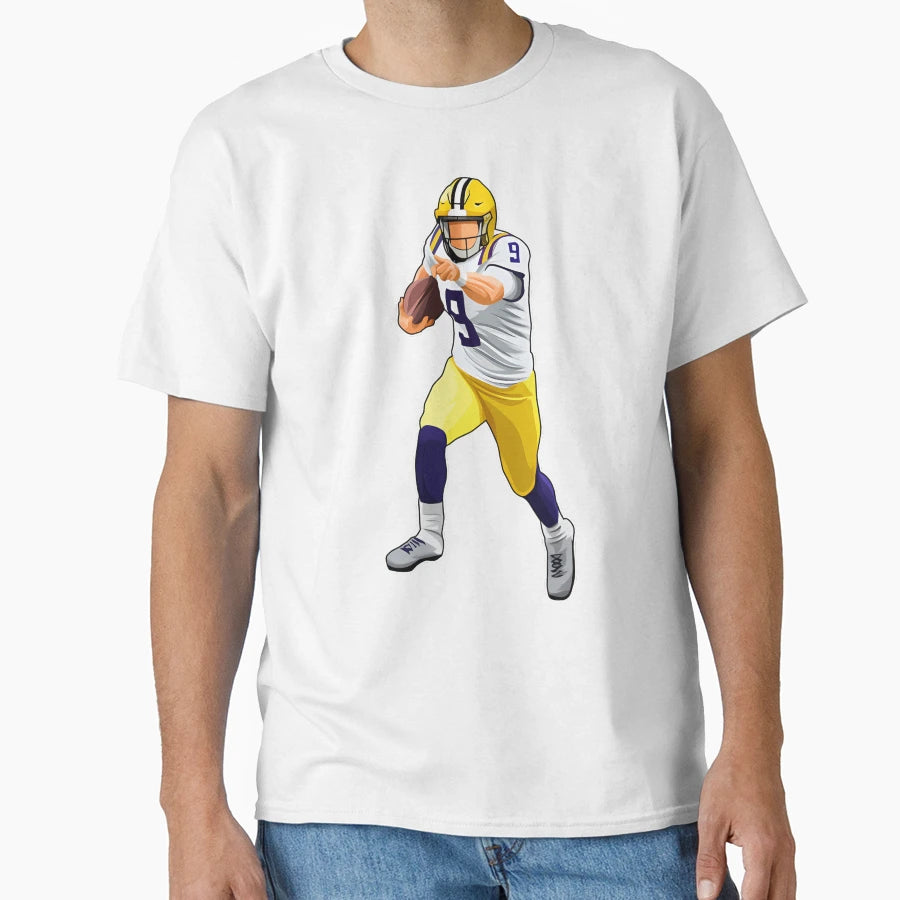 Joeburrow 9 Move Ball T-Shirt - Streetwear Style for Adults - T-Shirt, Sweatshirt, Hoodie
