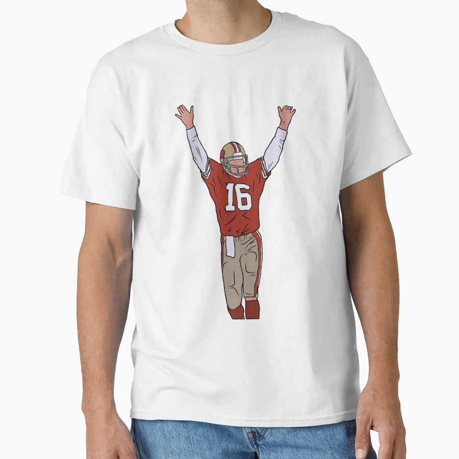 Joe Montana Celebration T-Shirt - Unique Graphic Unisex - T-Shirt, Sweatshirt, Hoodie