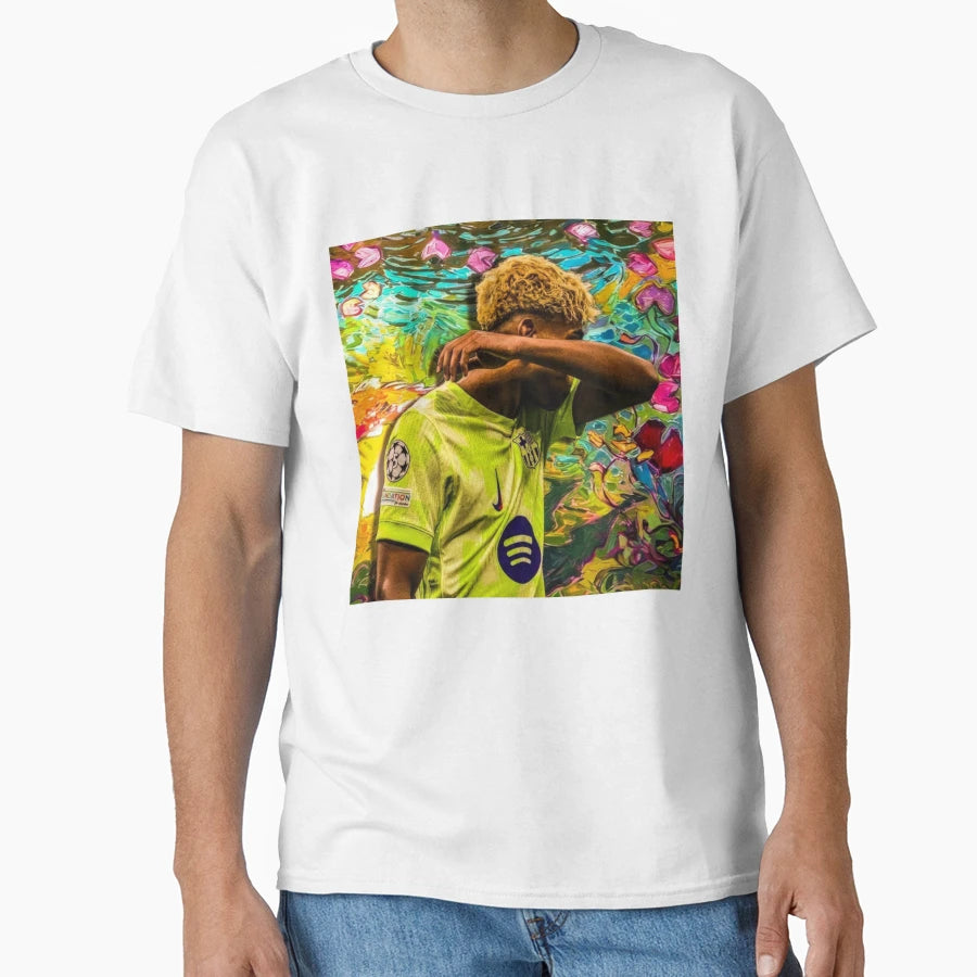 Lamine Yamal Barcelona Football T-Shirt - Casual Everyday Wear for Adults - T-Shirt, Sweatshirt, Hoodie