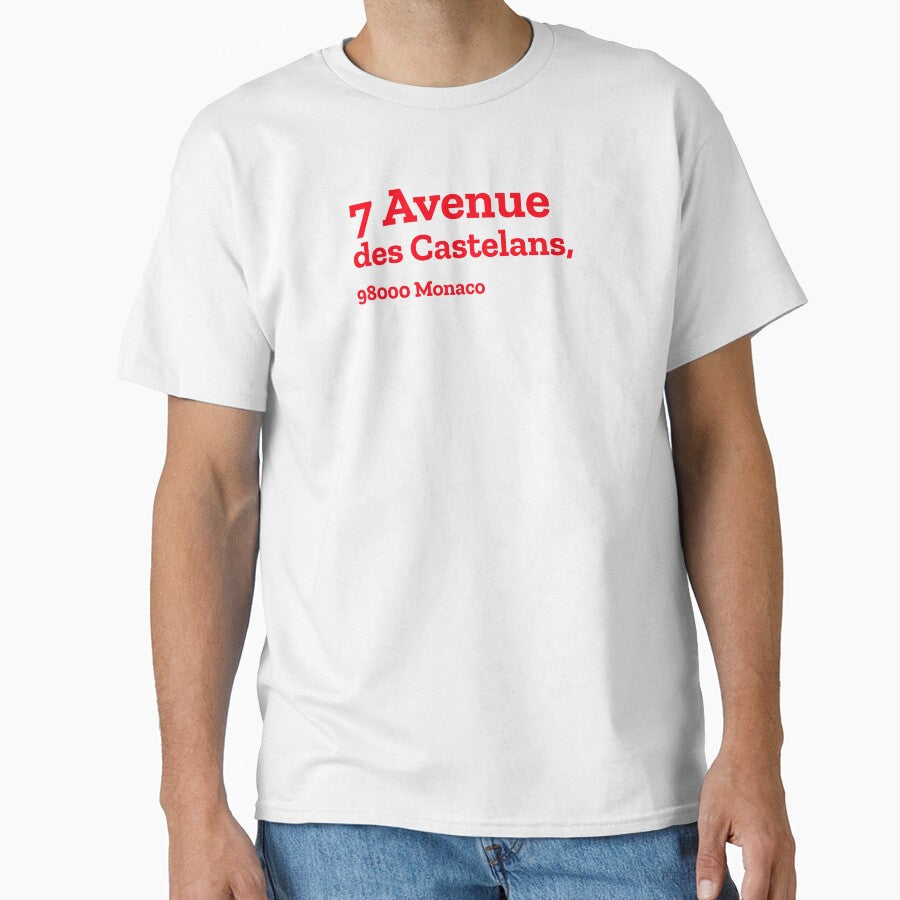 Monaco Stadium Address by The Chuck Wagon - Adult & Kids T-Shirts, Sweatshirts & Hoodies apparel design preview 1