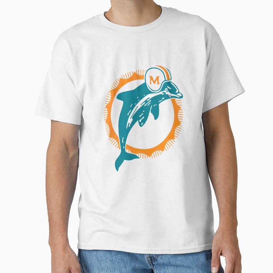 Dolphins T-Shirt - Unique Graphic for Adults - T-Shirt, Sweatshirt, Hoodie