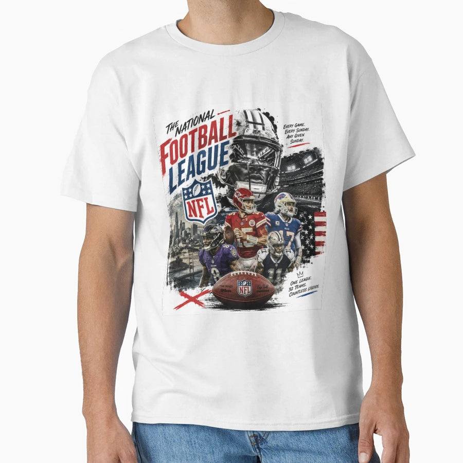 Nfl T-Shirt - Streetwear Style Unisex - T-Shirt, Sweatshirt, Hoodie