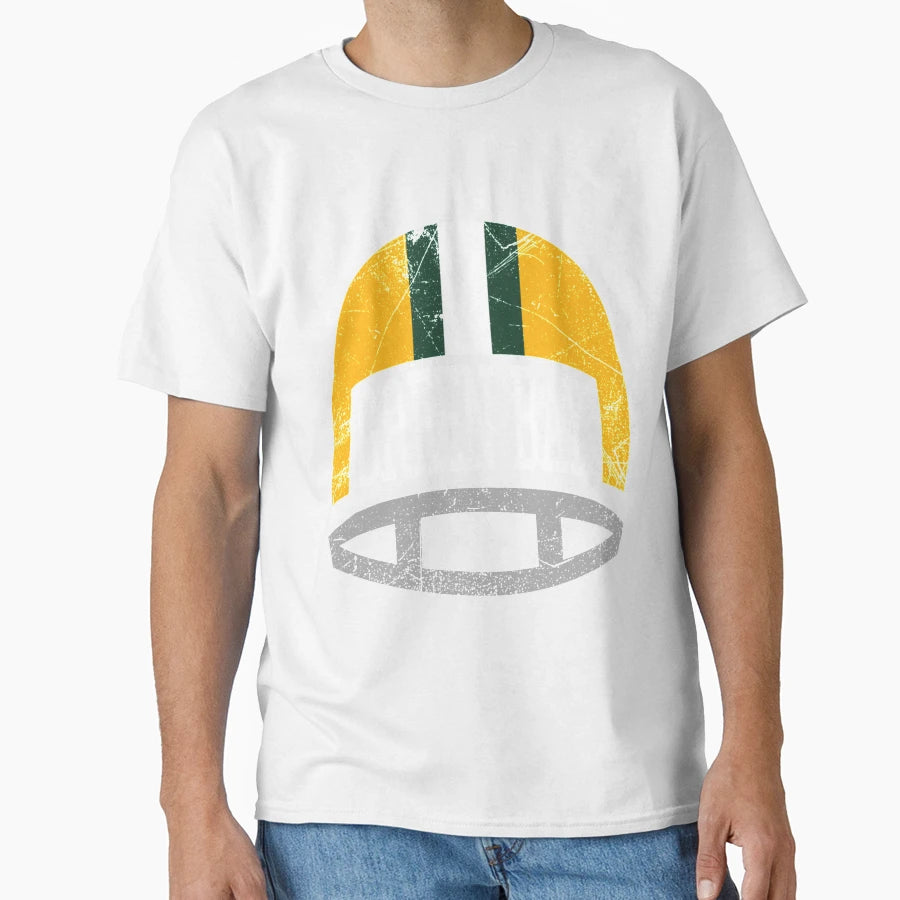 Green Bay Helmet Green T-Shirt - Graphic Print Men Women - T-Shirt, Sweatshirt, Hoodie