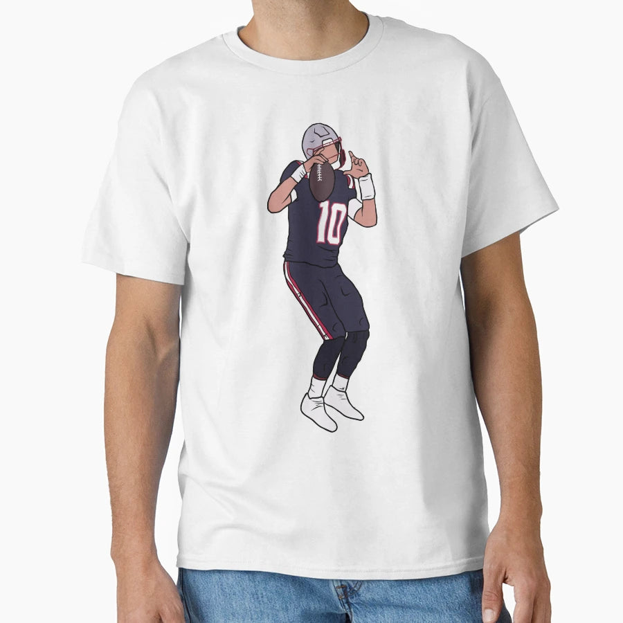 Mac Jones Touchdown Celebration T-Shirt - Aesthetic Graphic Unisex - T-Shirt, Sweatshirt, Hoodie