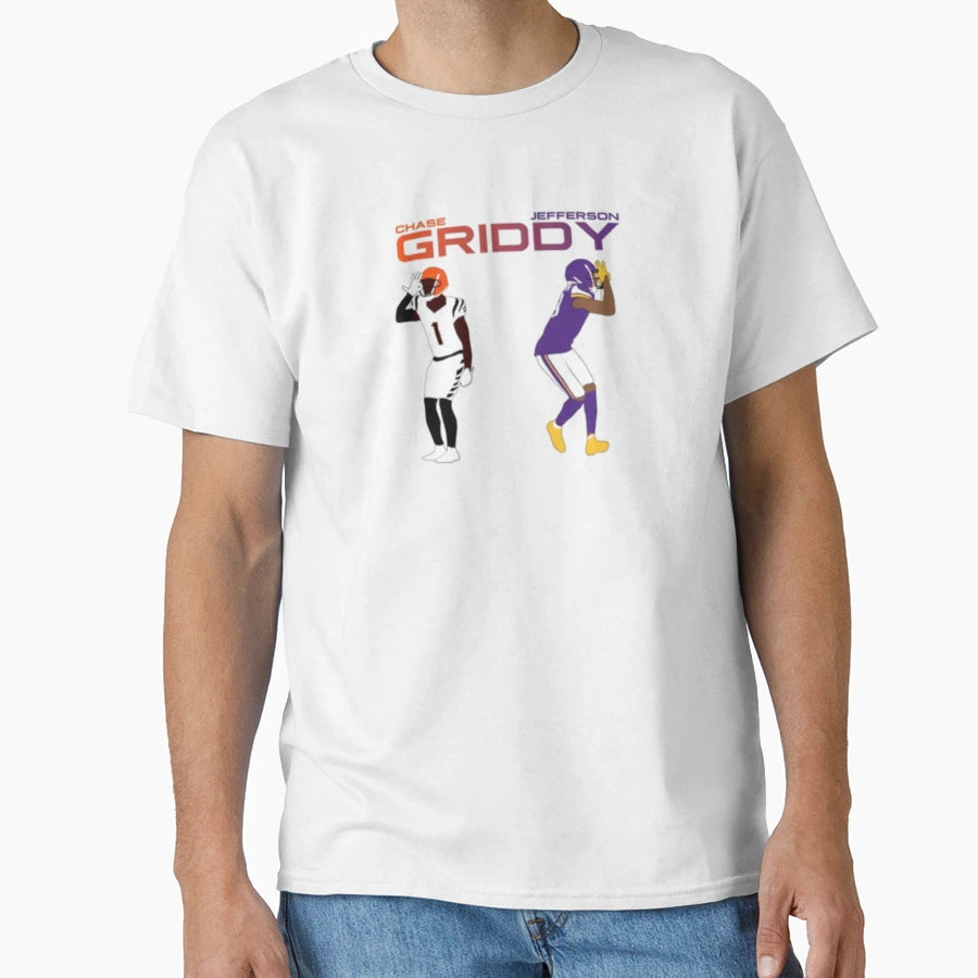 Griddy Duo T-Shirt - Trendy Graphic for Adults - T-Shirt, Sweatshirt, Hoodie