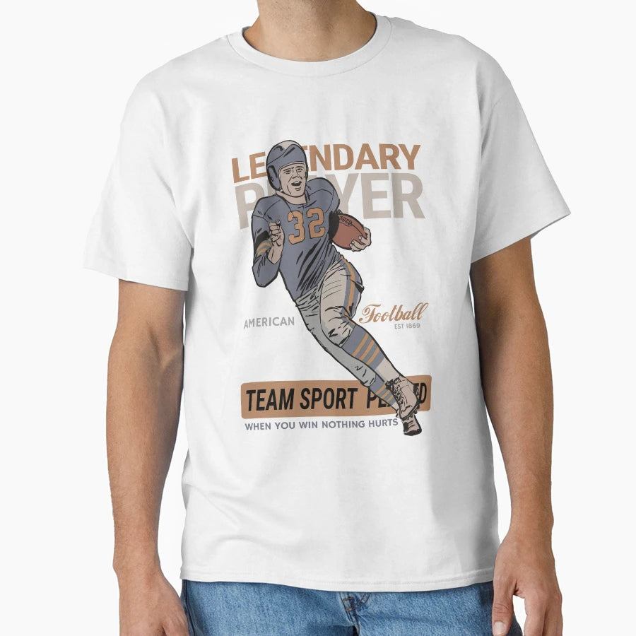 Legendary Football Player T-Shirt - Streetwear Style for Adults - T-Shirt, Sweatshirt, Hoodie