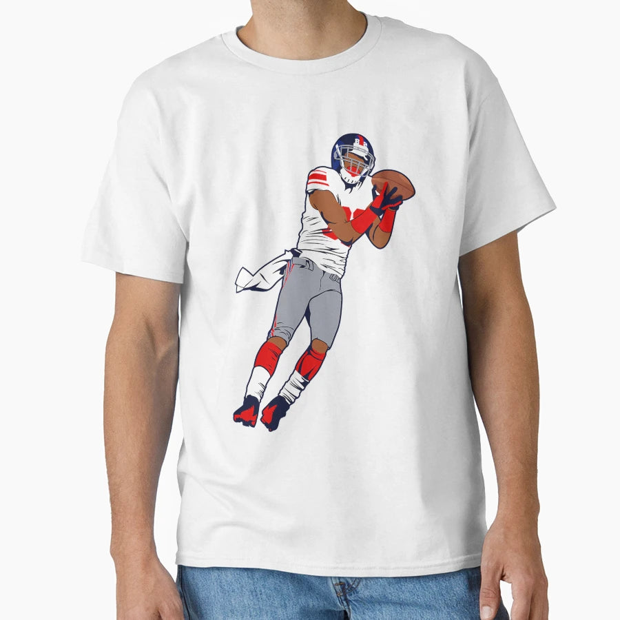 Mario Manningham T-Shirt - Unique Graphic for Adults - T-Shirt, Sweatshirt, Hoodie