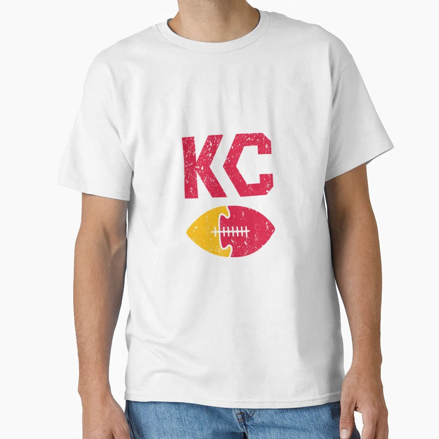 Kc Football Kansas City Arrowhead T-Shirt - Custom Art Print Unisex - T-Shirt, Sweatshirt, Hoodie