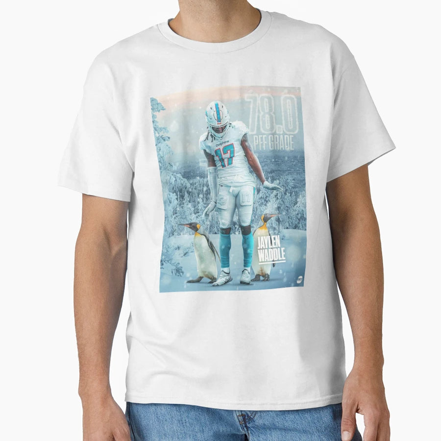 Jaylen Waddle T-Shirt - Unique Graphic Unisex - T-Shirt, Sweatshirt, Hoodie