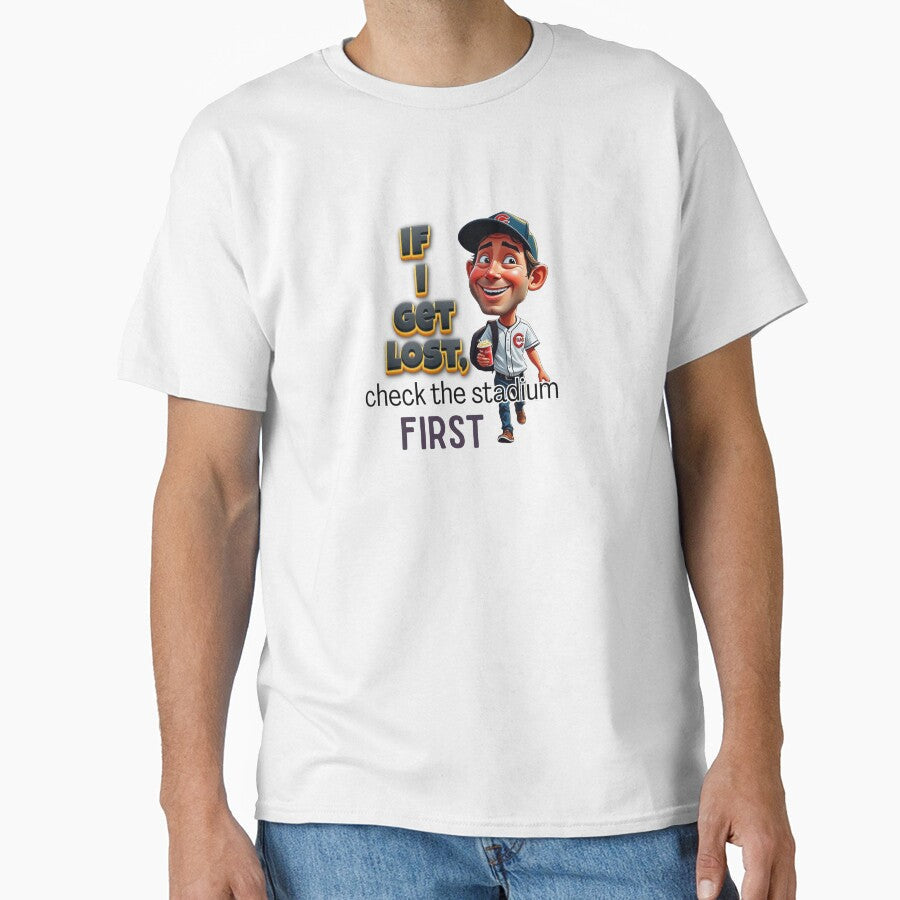 Lost? Try the Stadium Sports Fan Humor Mug by - Adult & Kids T-Shirts, Sweatshirts & Hoodies apparel design preview 1