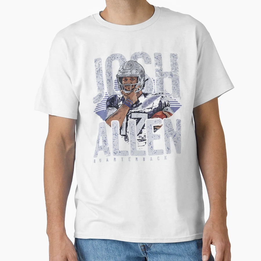 JA Quarterback Number 17 Buffalo Bills T-Shirt - Aesthetic Graphic Unisex - T-Shirt, Sweatshirt, Hoodie