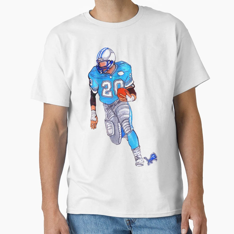 Detroit Gods Barry Sanders T-Shirt - Fun Novelty Design Unisex - T-Shirt, Sweatshirt, Hoodie