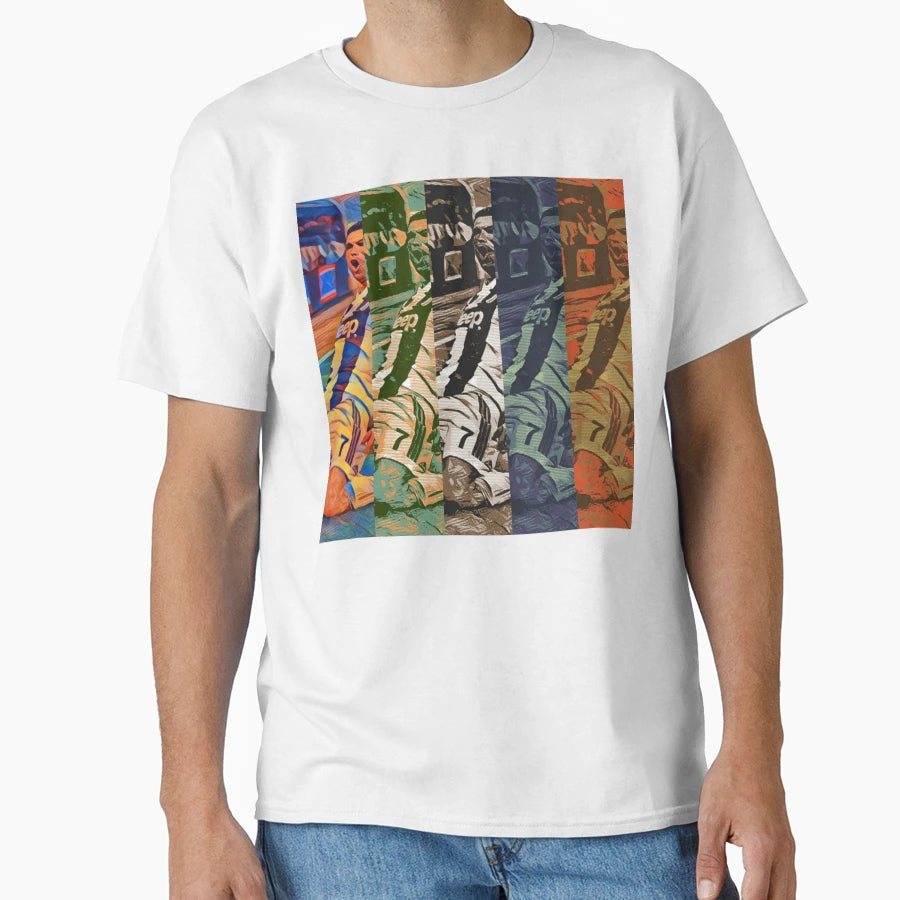 Cristiano Ronaldo Goal Celebration T-Shirt - Minimalist Print Unisex - T-Shirt, Sweatshirt, Hoodie