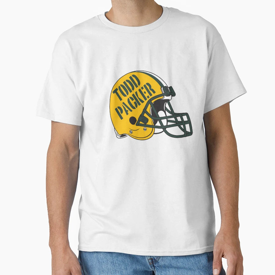 Todd Packer Football Helmet T-Shirt - Custom Art Print Men Women - T-Shirt, Sweatshirt, Hoodie