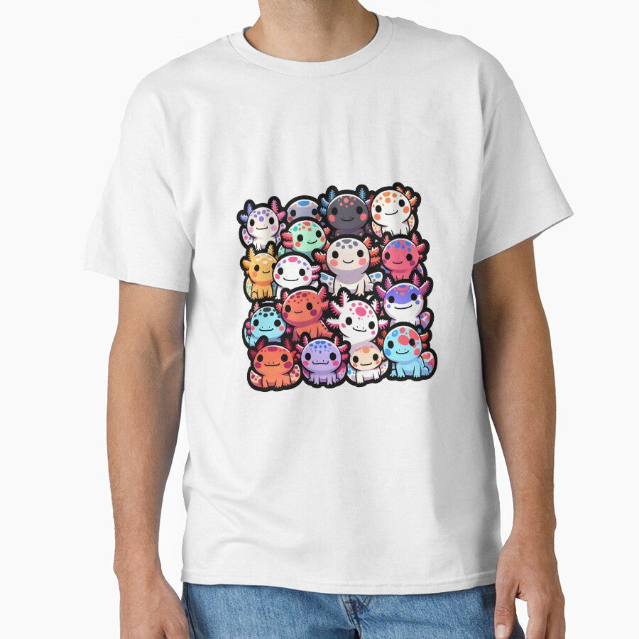 Collection of tiny axolotl by Truck Stop One - Adult & Kids T-Shirts, Sweatshirts & Hoodies apparel design preview 1