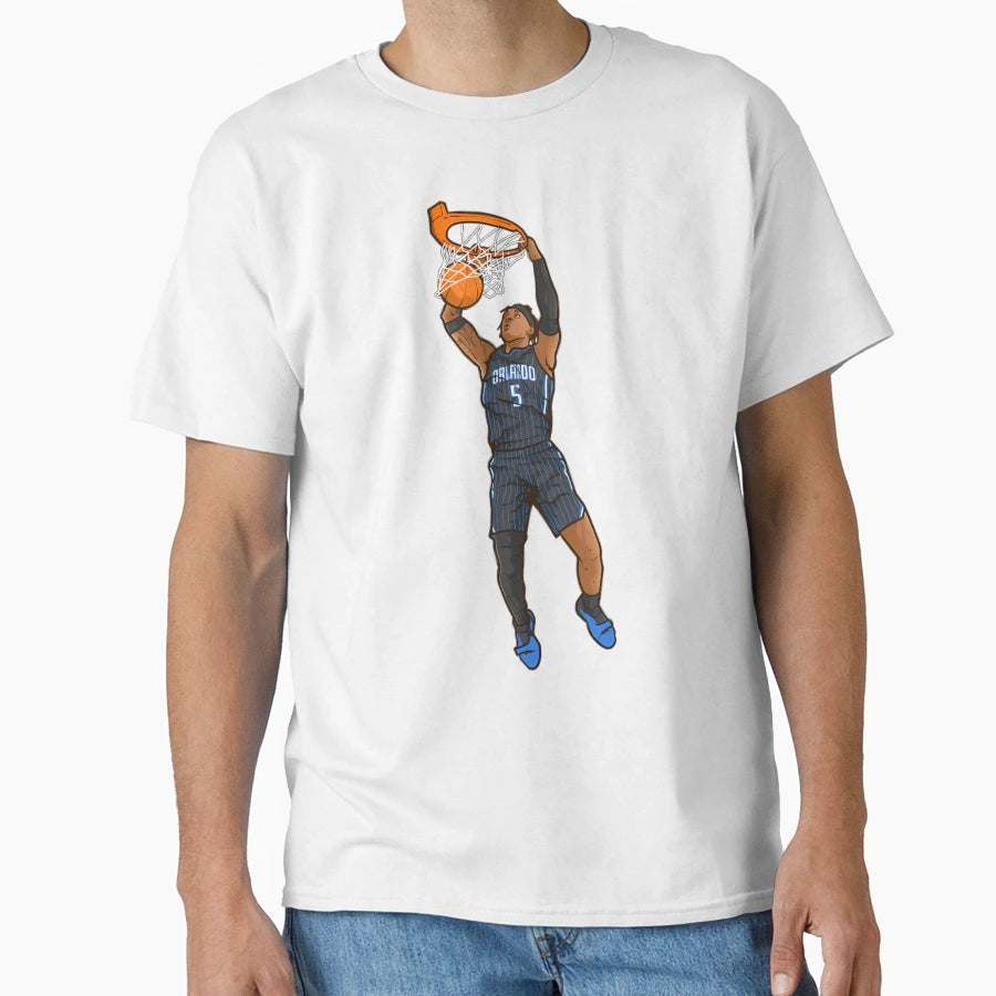 Paolo Banchero Dunk Cartoon T-Shirt - Casual Everyday Wear Unisex - T-Shirt, Sweatshirt, Hoodie