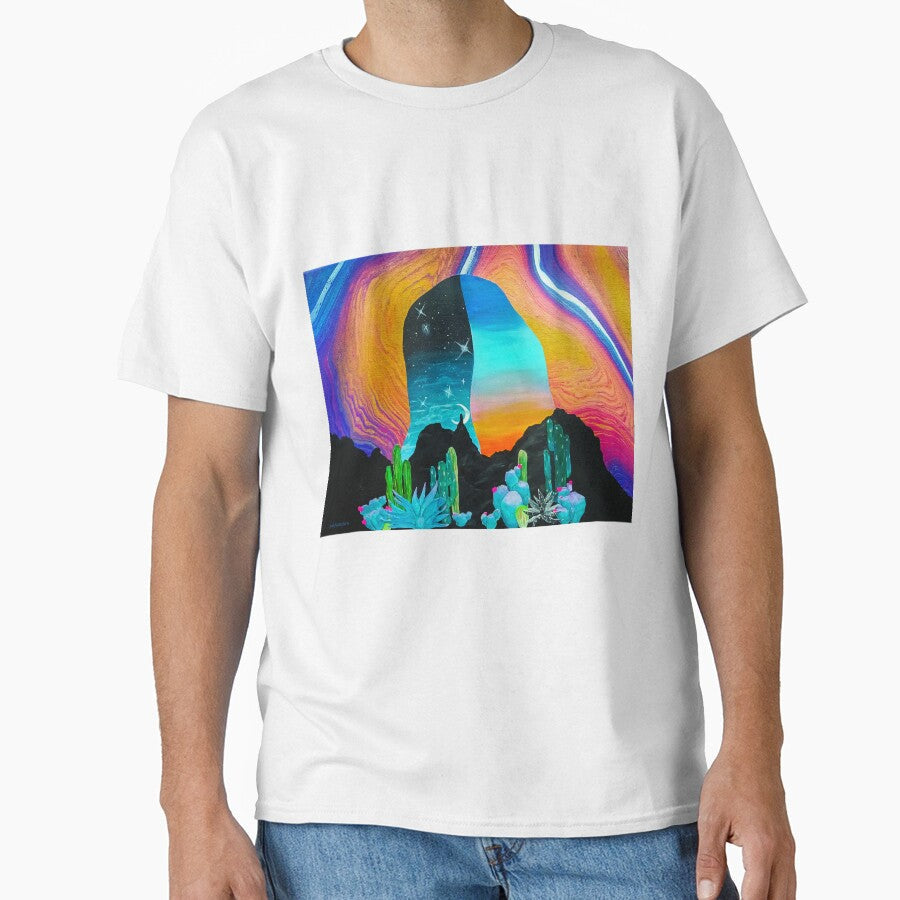Trippy Desert Mirage by palefoxredarts - Adult & Kids T-Shirts, Sweatshirts & Hoodies apparel design preview 1