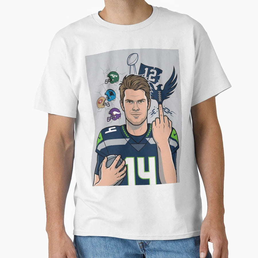 Sam Darnold T-Shirt - Custom Art Print Men Women - T-Shirt, Sweatshirt, Hoodie