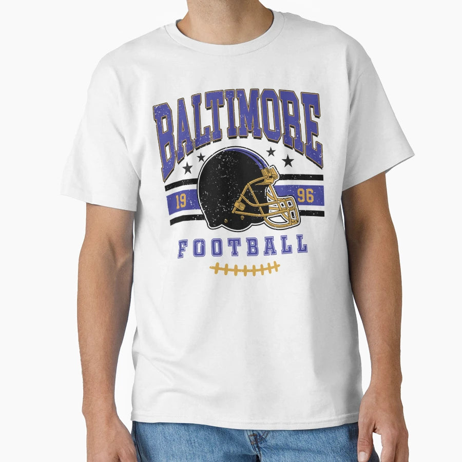 Baltimore Ravens Football 1996 T-Shirt - Trendy Graphic for Adults - T-Shirt, Sweatshirt, Hoodie