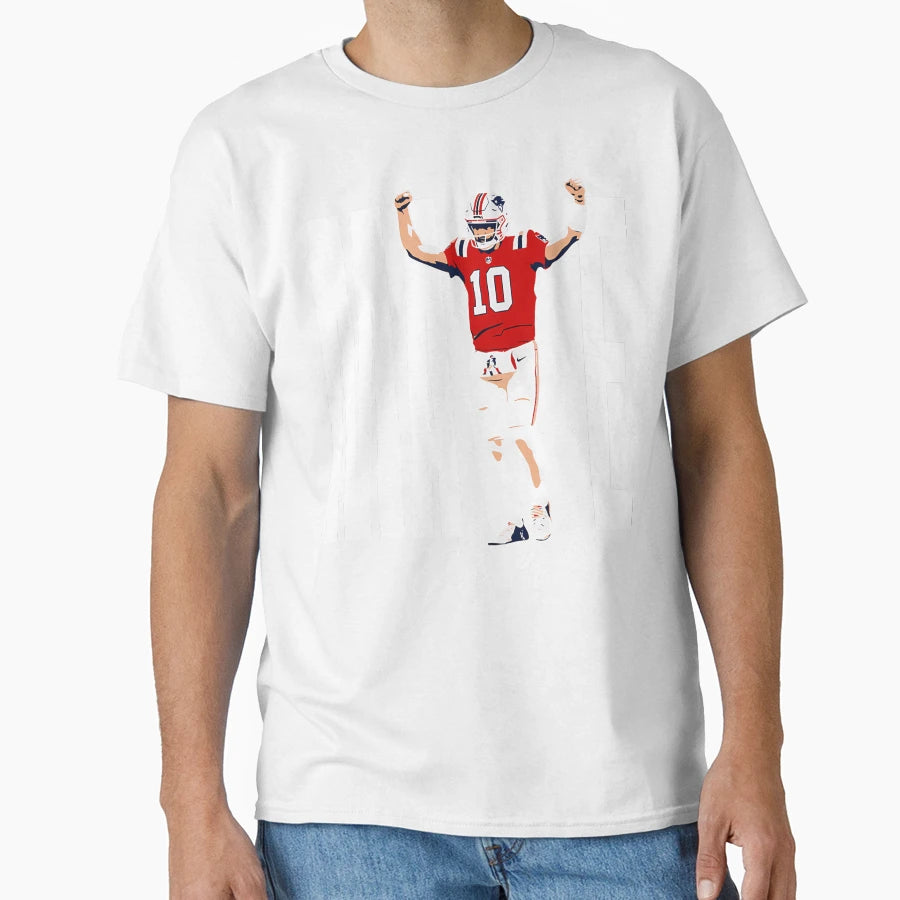 New England Football Maye T-Shirt - Custom Art Print Men Women - T-Shirt, Sweatshirt, Hoodie