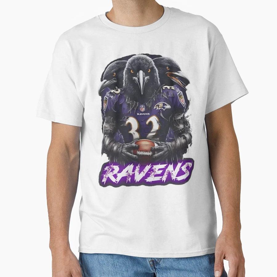 Art Baltimore Ravens T-Shirt - Graphic Print for Adults - T-Shirt, Sweatshirt, Hoodie