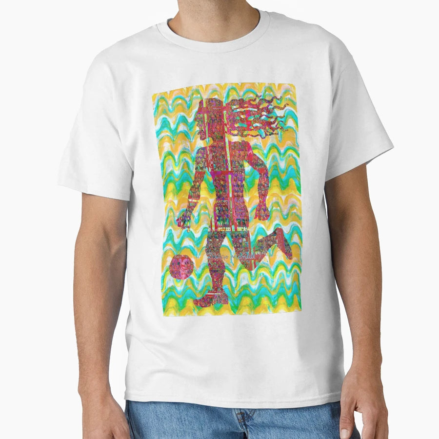 Football Player T-Shirt - Graphic Print Unisex - T-Shirt, Sweatshirt, Hoodie