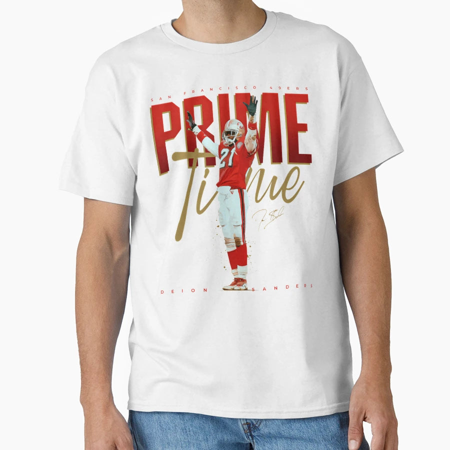 Deion Sanders Primetime T-Shirt - Streetwear Style for Adults - T-Shirt, Sweatshirt, Hoodie