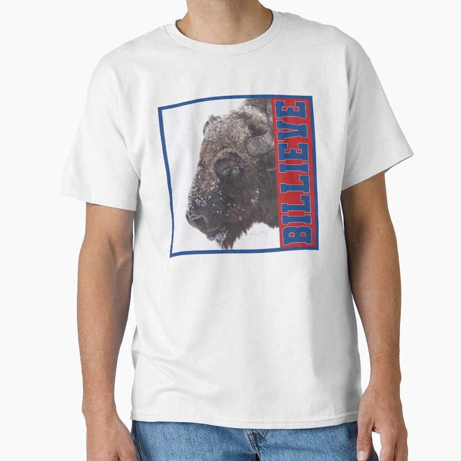 Billieve Buffalo Bills Football Nfl T-Shirt - Streetwear Style for Adults - T-Shirt, Sweatshirt, Hoodie