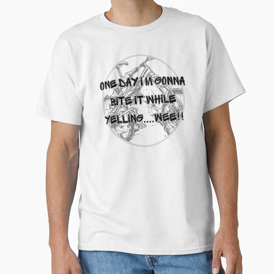 MTB Mountain Biking Bite It by tdruppski - Adult & Kids T-Shirts, Sweatshirts & Hoodies apparel design preview 1