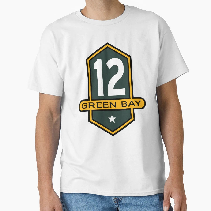Rodgers Emblem T-Shirt - Aesthetic Graphic Unisex - T-Shirt, Sweatshirt, Hoodie