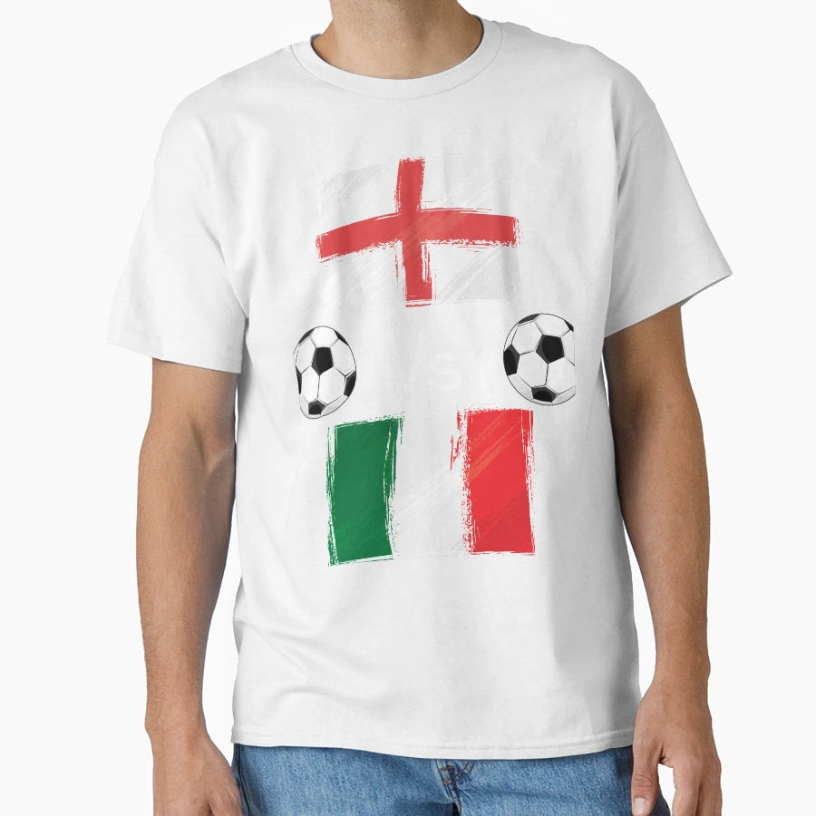 2021 Euro England Italy Final T-Shirt - Custom Art Print Men Women - T-Shirt, Sweatshirt, Hoodie