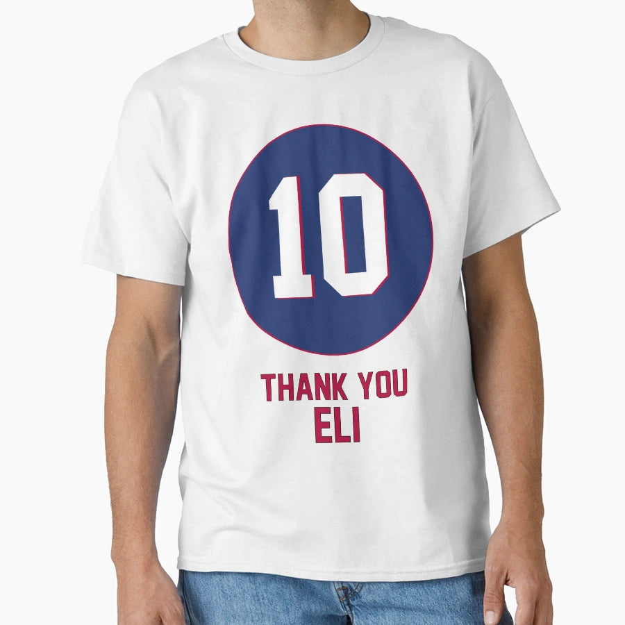 Eli Manning Thank You Eli New York T-Shirt - Novelty Apparel Unisex - T-Shirt, Sweatshirt, Hoodie